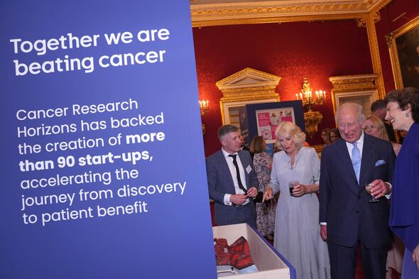 King Charles III And Queen Camilla Host 125th Anniversary Reception For Cancer Research