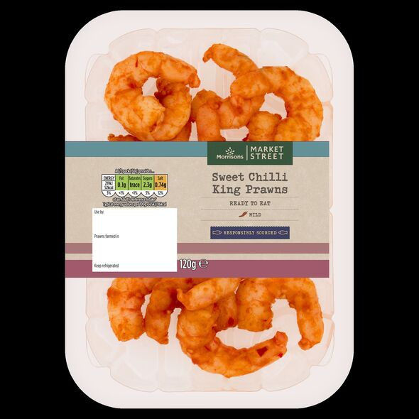 Morrisons Sweet Chilli King Prawns