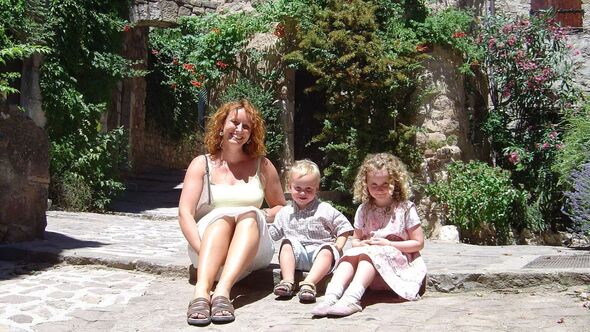 Camilla, Lucas, and his sister Amanda on holiday in Provence in 2005