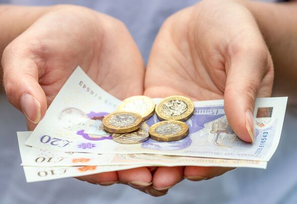 Ready to pay with UK cash