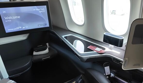 First class cabin