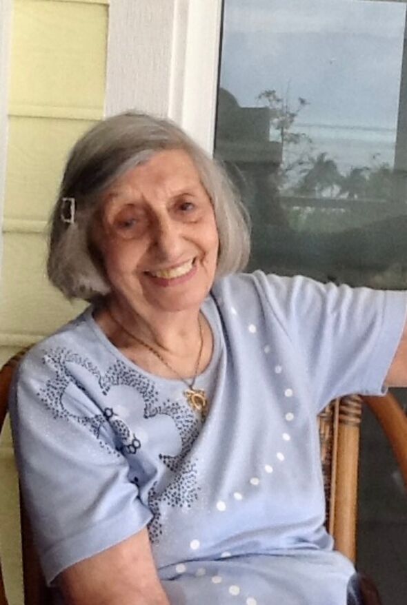 Anne in her later years at home in the Bahamas