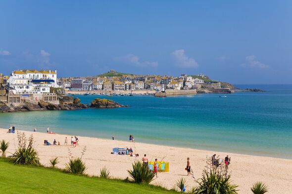 St Ives and Porth Minster beach, Cornwall