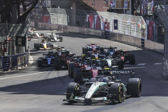 The Monaco Grand Prix in action