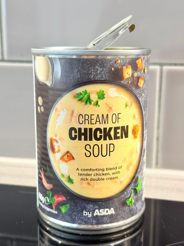 Can of Asda Cream of Chicken soup