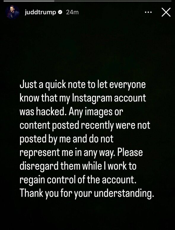 Judd Trump Instagram