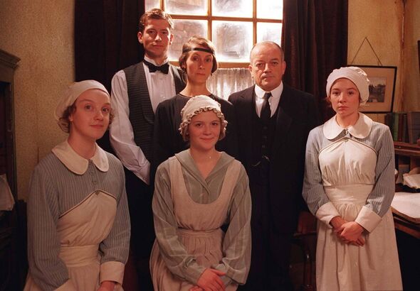 Members of the cast in the The Grand - Paul Warriner, Christine Mackie, Tim Healy, Naomi Radcliffe, Jane Danson, and Rebecca Cal