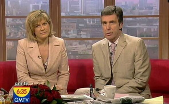 Penny with her former GMTV colleague John Stapleton
