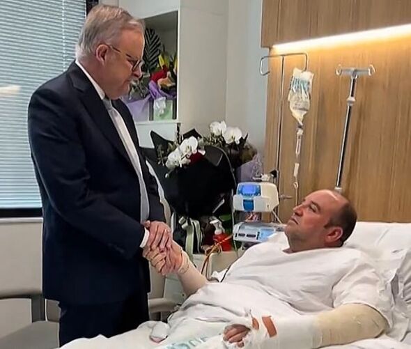 Australian PM Anthony Albanese meeting al-Ahmed in the wake of the Bondi shooting