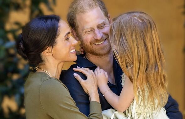 Meghan and Harry with Lilibet