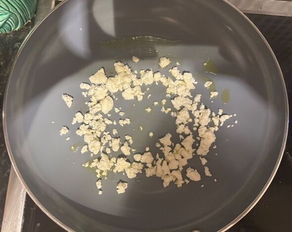 Feta in a pan