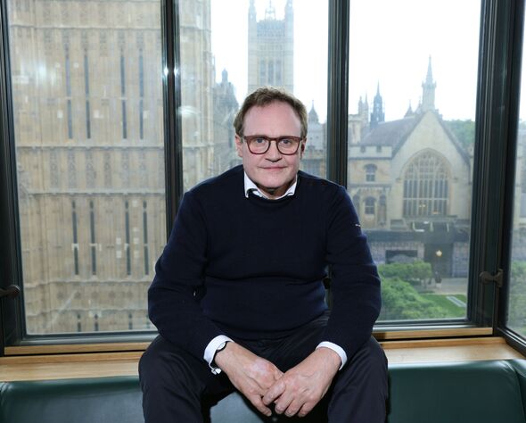 Tom Tugendhat in Westminster office