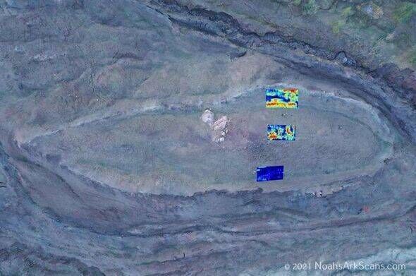 The discoveries were made using ground penetrating radar
