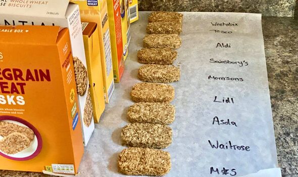 Supermarket versions of weetabix