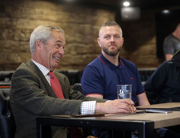 Nigel Farage and Robert Kenyon