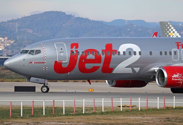 Diverse aircraft on the takeoff runway