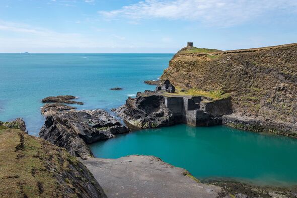 The Blue Lagoon, Abereiddy, Pembrokeshire, Wales