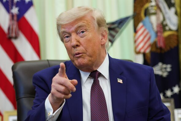 President Trump Signs Executive Orders In The Oval Office