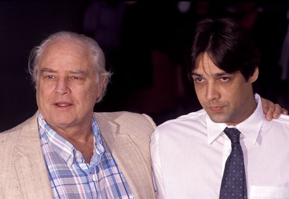 Marlon Brando and his first son Christian