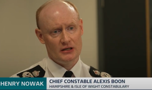 Alexis Boon wearing his police uniform in GMB interview
